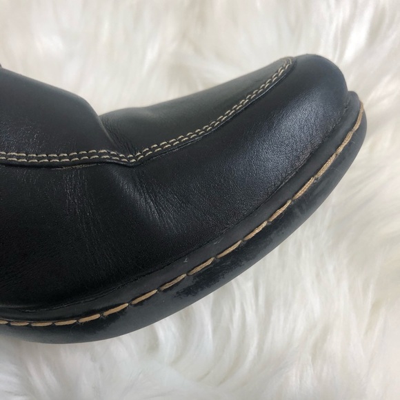 Bjorndal Black leather mule clogs size 8.5 M - Picture 4 of 8